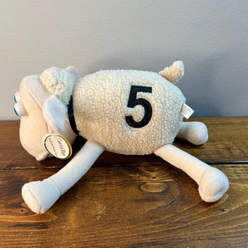 Serta NWT Counting Sheep #5 Stuffed Animal Plush Toy 8” Curto advertising